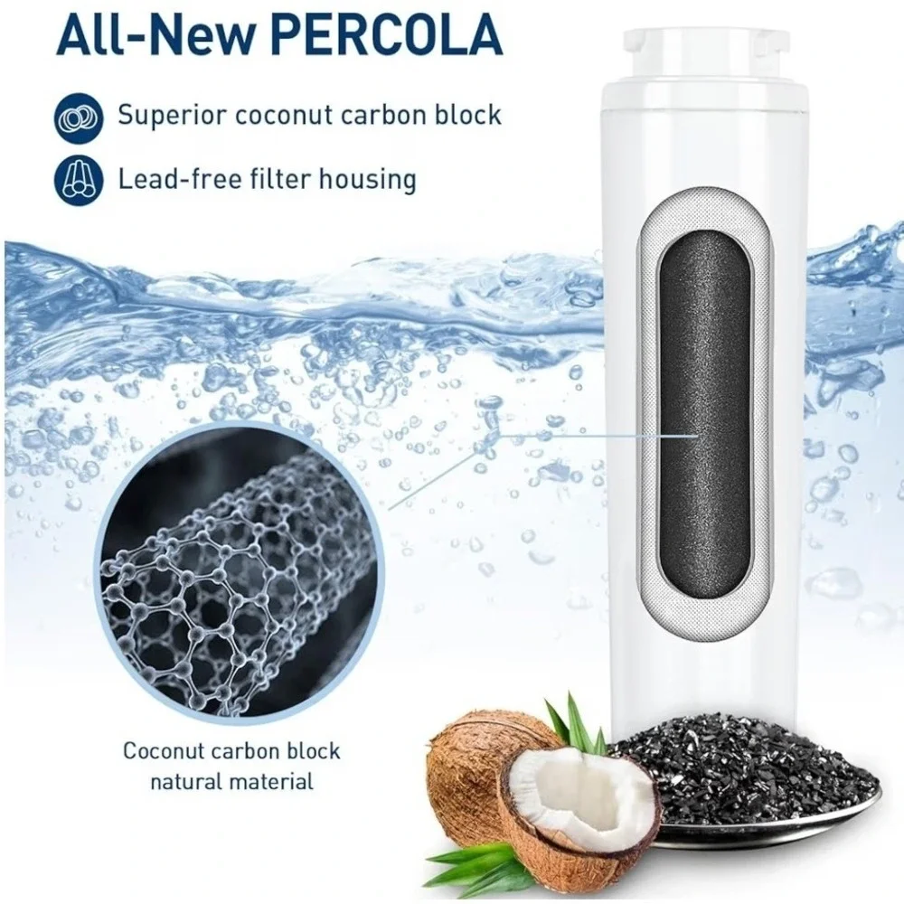 Percola Refrigerator Water Filter PCL-01, replacement for Kenmore 9084 3pk‎
